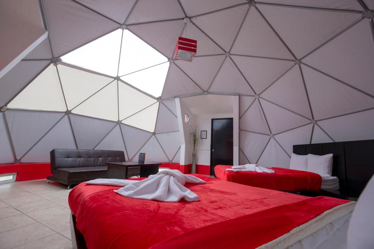 Hotel & Glamping Huasca Sierra Verde 瓦斯卡坎波 外观 照片